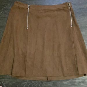 Mini skirt brown